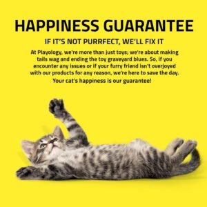 Playology Cat Toys | Interactive Toy Hummingbird and Butterfly